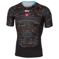 Sky Pro 2017 Prosecco Radtrikot Kurzarm-Schwarz
