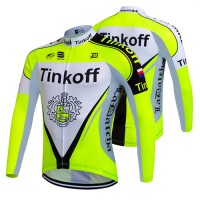 2017 Tinkoff Gelb Radtrikot Langarm