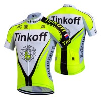 2017 Tinkoff Gelb Radtrikot Kurzarm