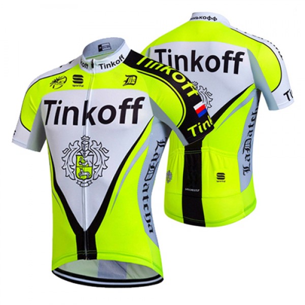 2017 Tinkoff Gelb Radtrikot Kurzarm