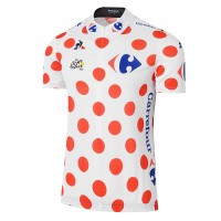 2017 Tour de France Polka Dot Radtrikot Kurzarm