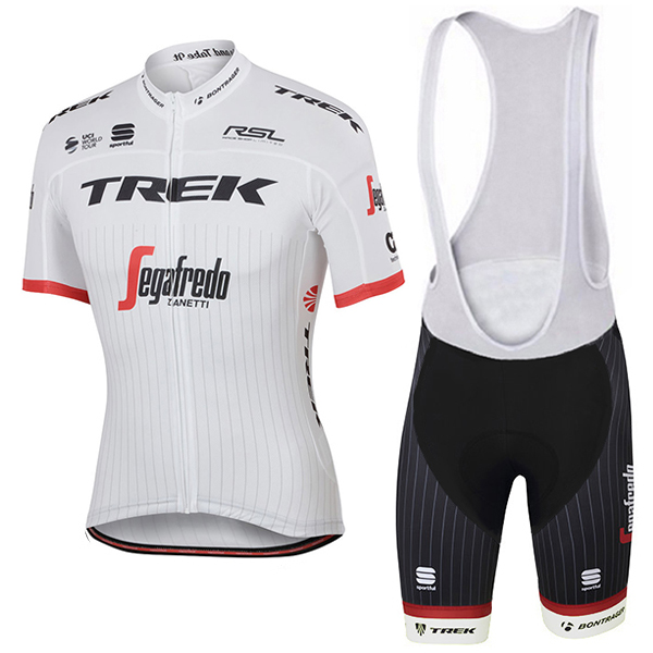 TREK-SEGAFREDO TDF Pro Race 2017 Fahrradbekleidung Satz Radtrikot Kurzarm+Kurz Trägerhose TREK-SEGAFREDO TDF Pro Race 2017 Fahrradbekleidung Satz Radtrikot Kurzarm+Kurz Trägerhose
