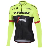 Trek Segafredo Pro 2017 Gelb Radtrikot Langarm