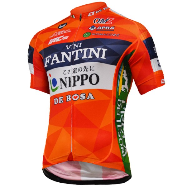 2017 Vini Fantini Nippo Race Radtrikot Kurzarm