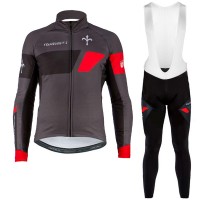 Wilier 2017 Pro Team Fahrradbekleidung Satz Radtrikot Langarm+Lang Trägerhose